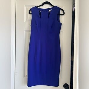 Calvin Klein Royal Blue Midi Dress